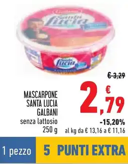 Conad Mascarpone santa lucia GALBANI offerta
