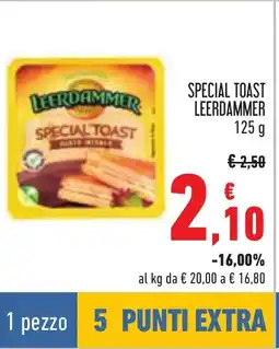 Conad Special toast LEERDAMMER offerta