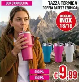 Satur Tazza termica doppia parete termica offerta