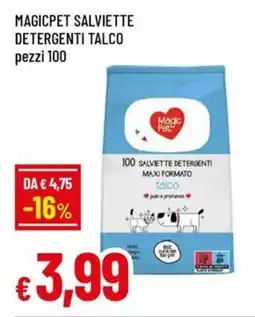 Famila Magicpet salviette detergenti talco offerta