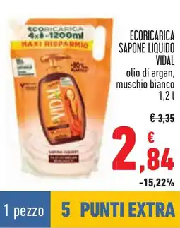 Conad Ecoricarica sapone liquido VIDAL offerta