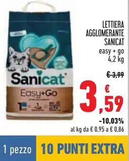 Conad Lettiera agglomerante SANICAT offerta