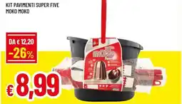 Famila Kit pavimenti super five MOKO MOKO offerta