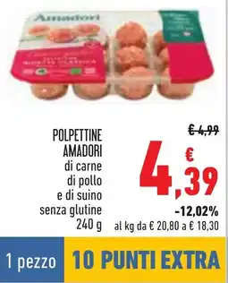 Conad Polpettine AMADORI offerta