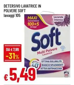 Famila Detersivo lavatrice in polvere SOFT offerta