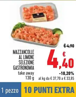 Conad Mazzancolle al limone selezione GASTRONOMIA offerta