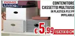 Satur Contenitore cassetto multiuso offerta