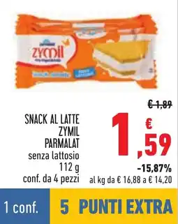Conad Snack al latte zymil PARMALAT offerta