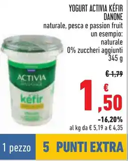 Conad Yogurt activia kéfir DANONE offerta