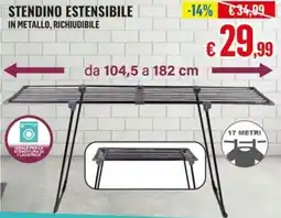 Satur Stendino estensibile in metallo, richiudibile offerta