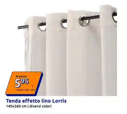 Action Tenda effetto lino Lorris offerta