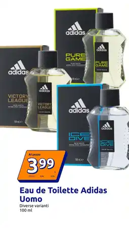 Action Eau de Toilette Adidas Uomo offerta