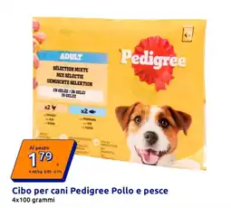 Action Cibo per cani Pedigree Pollo e pesce offerta