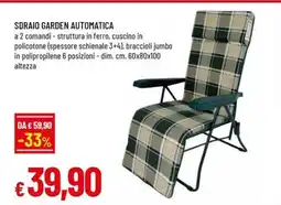 Famila Sdraio garden automatica offerta