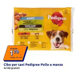 Action Cibo per cani Pedigree Pollo e manzo offerta