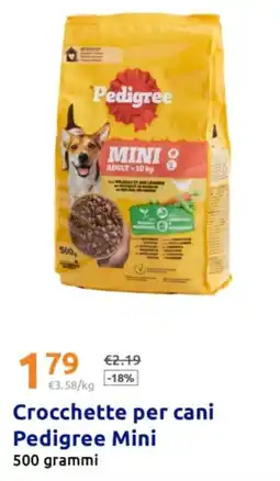 Action Crocchette per cani Pedigree Mini offerta