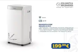 Euronics Olimpia splendid deumidificatore aquaria S1.20 P offerta
