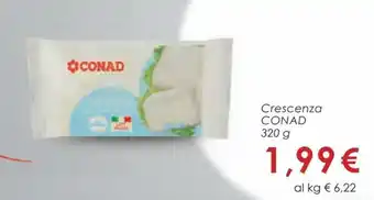Spazio Conad Conad Crescenza 320g offerta