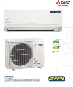Euronics MITSUBISHI ELECTRIC KIT MONOSPLIT MSZ-DW35VF offerta