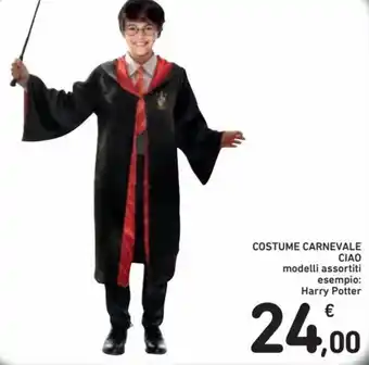 Spazio Conad Harry Potter Ciao Costume Carnevale offerta