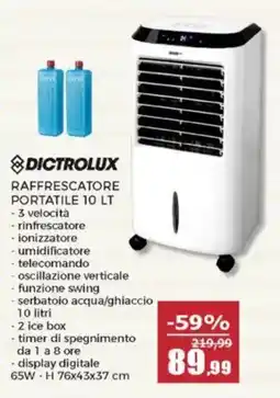 Happy Casa Dictrolux raffrescatore portatile offerta