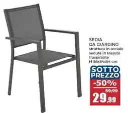 Happy Casa Sedia da giardino offerta