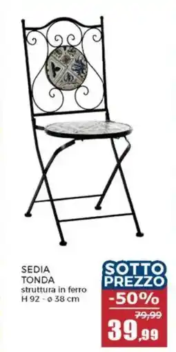 Happy Casa Sedia tonda offerta
