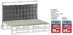 Happy Casa Cuscino schienale pallet offerta
