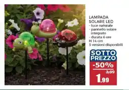 Happy Casa Lampada solare LED offerta
