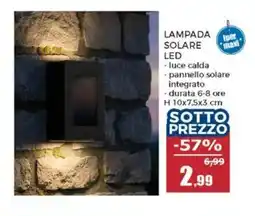 Happy Casa Lampada solare LED offerta