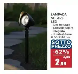 Happy Casa Lampada solare LED offerta