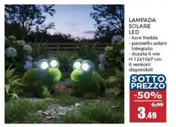 Happy Casa Lampada solare LED offerta