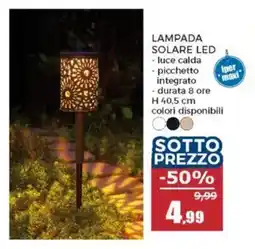 Happy Casa Lampada solare LED offerta