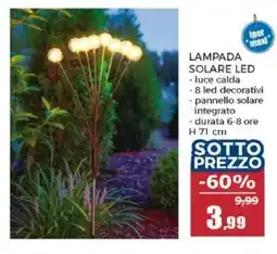 Happy Casa Lampada solare LED offerta