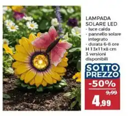 Happy Casa Lampada solare LED offerta