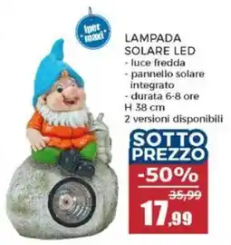 Happy Casa Lampada solare LED offerta