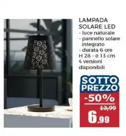 Happy Casa Lampada solare LED offerta