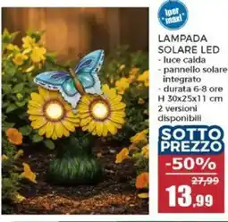 Happy Casa Lampada solare LED offerta