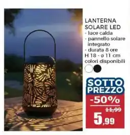 Happy Casa Lanterna solare LED offerta