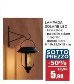 Happy Casa Lampada solare LED offerta