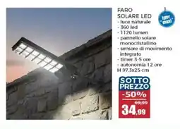 Happy Casa Faro solare LED offerta