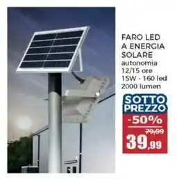 Happy Casa Faro LED a energia solare offerta