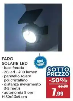 Happy Casa Faro solare LED offerta