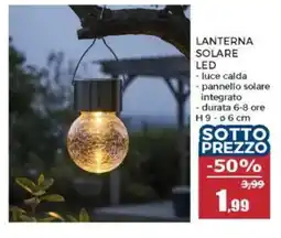 Happy Casa Lanterna solare LED offerta