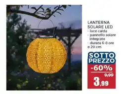 Happy Casa Lanterna solare LED offerta