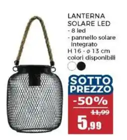 Happy Casa Lanterna solare LED offerta