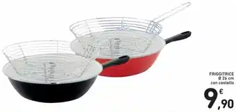 Friggitrice Ø 26 cm con cestello
