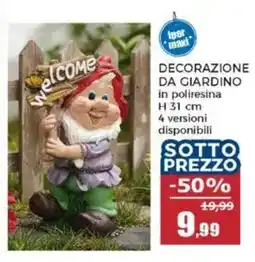 Happy Casa Decorazione da giardino offerta