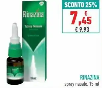 Spazio Conad Rinazina spray nasale 15ml offerta
