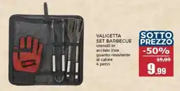 Happy Casa Valigetta set barbecue offerta